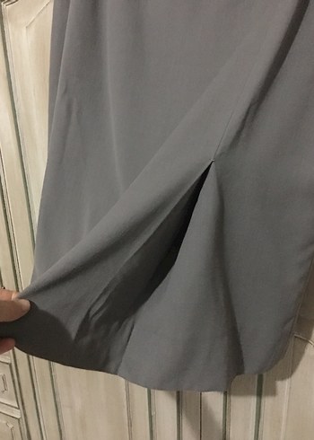 Vizon Midi Ofis tarzı etek - Görsel 3