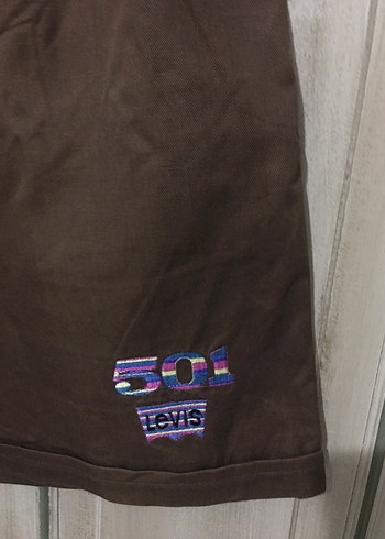 Kahverengi Rahat Kesim Kadın Mini Şort - Görsel 3