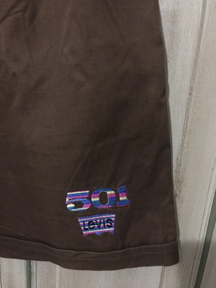 Kahverengi Rahat Kesim Kadın Mini Şort - Görsel 3