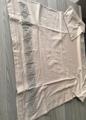 Bej Kısa Kollu Tişört - Görsel 5