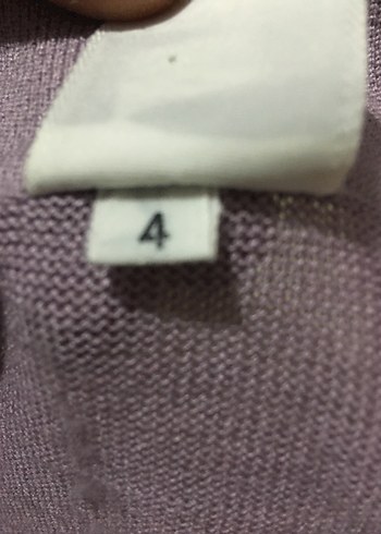 Lika renk V Yaka Örgü Kadın Kazak - Görsel 6