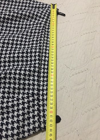 Gri Midi Kadın Pilili Kalem Etek - Görsel 6