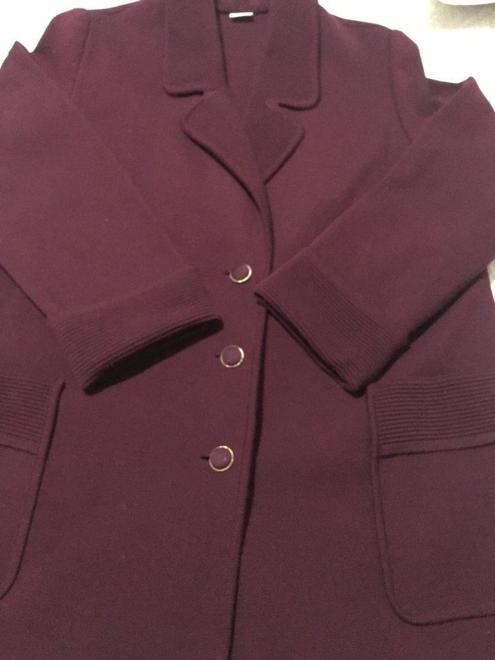 Düğmeli Kahverengi Midi Hamile Kaban - Görsel 4