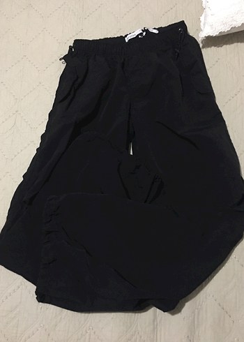 Siyah Kadın Rahat Kesim Pantolon - Görsel 3