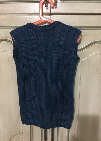 V Yaka El örgü erkek çocuk Süveter - Görsel 2