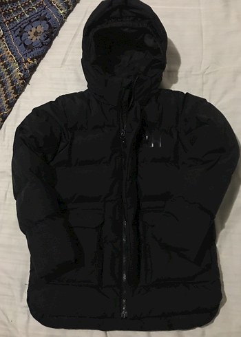 Siyah Erkek çocuk Fermuarlı Street Wear Mont - Görsel 3