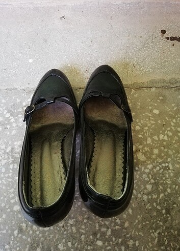 40 Beden siyah Renk Siyah maskülen topuklu ayakkabı 