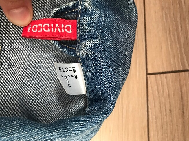 s Beden H&M kadın kot ceket