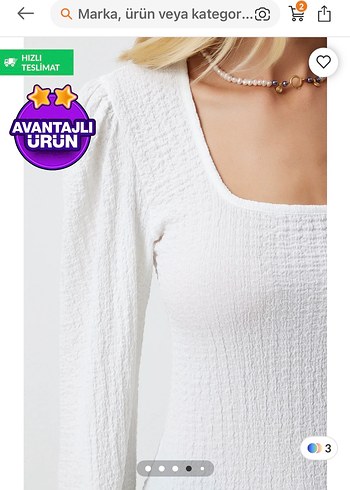 Beyaz V Yaka Uzun Kollu Triko Bluz - Görsel 4
