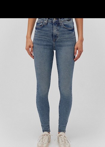 Beyaz Jean Kadın - Görsel 3