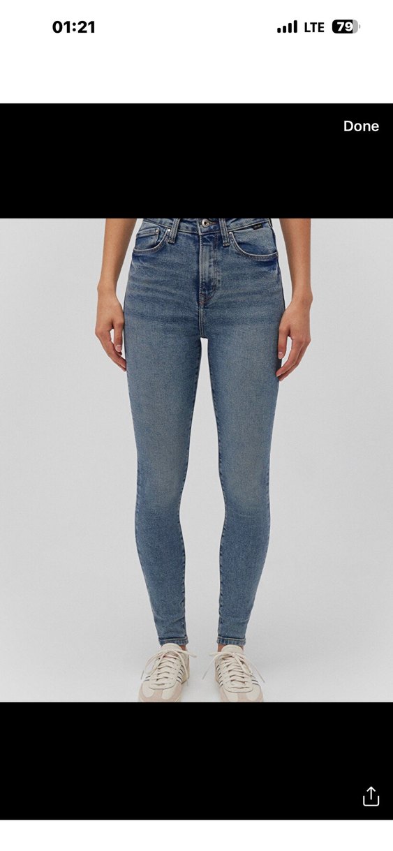 Beyaz Jean Kadın - Görsel 3