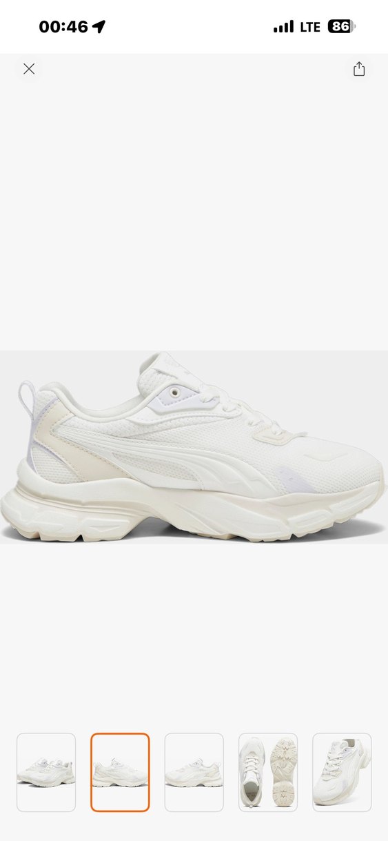 Puma Phlox Clean Beyaz Kadın Spor Ayakkabı - Görsel 3