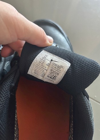 tek ebat Beden Siyah Biker Tarzı Dolgu Topuklu Spor Ayakkabı 46