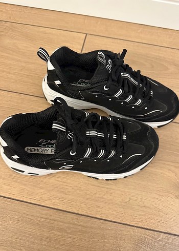 Siyah Kadın bağıcıklı sopt ayakkabı - Görsel 4