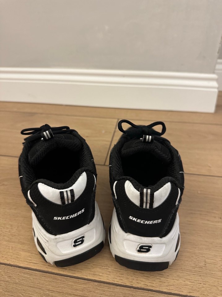 Siyah Kadın bağıcıklı sopt ayakkabı - Görsel 2