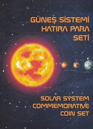 Güneş Sistemi Gezegenler Hatıra Seti