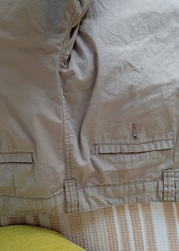 30 Beden LC Waikiki Bej Keten Erkek Mini Pantolon