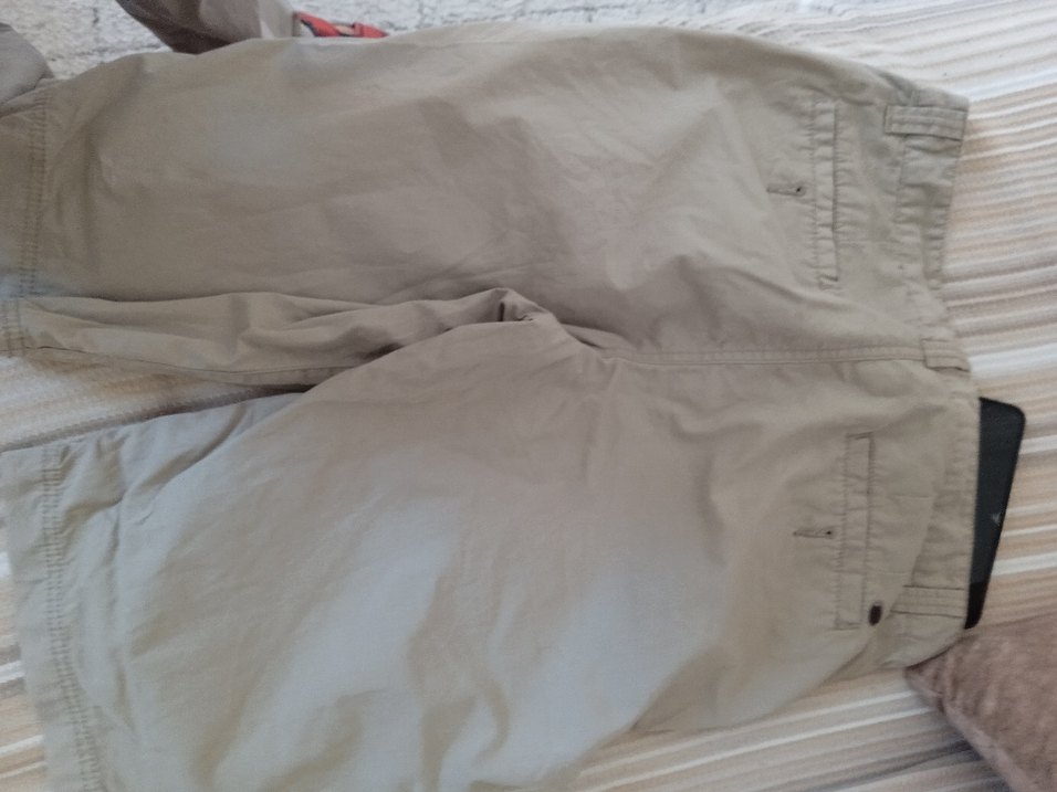 LC Waikiki Bej Keten Erkek Mini Pantolon - Görsel 4