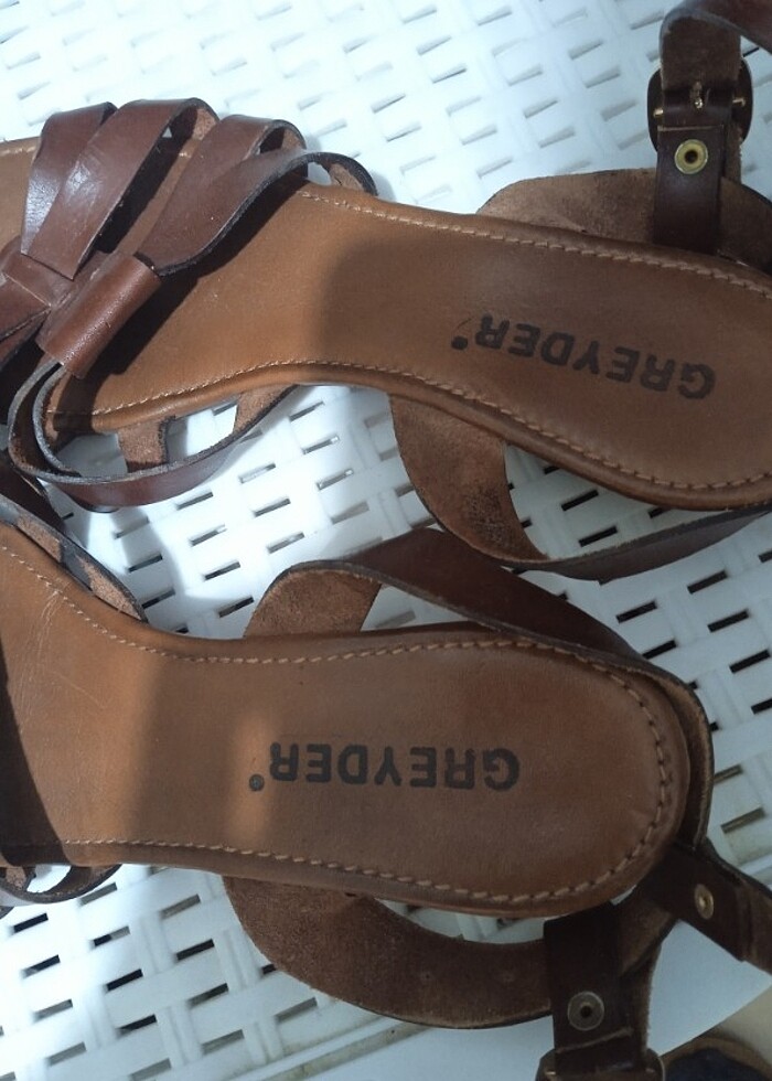 Greyder bayan sandalet 40 numara - Görsel 2