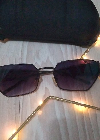 Şeffaf Mor Retro Kadın Güneş Gözlüğü