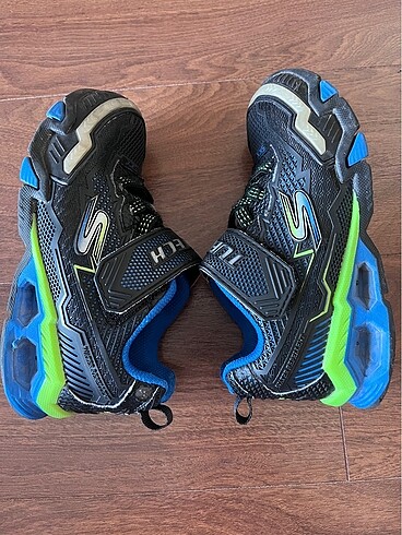 29 Beden siyah Renk Skechers s-lights çocuk spor ayakkabı