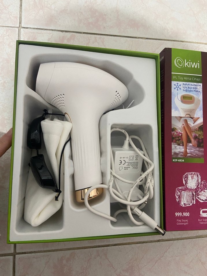 Kiwi IPL Lazer Epilasyon Cihazı Beyaz - Görsel 4