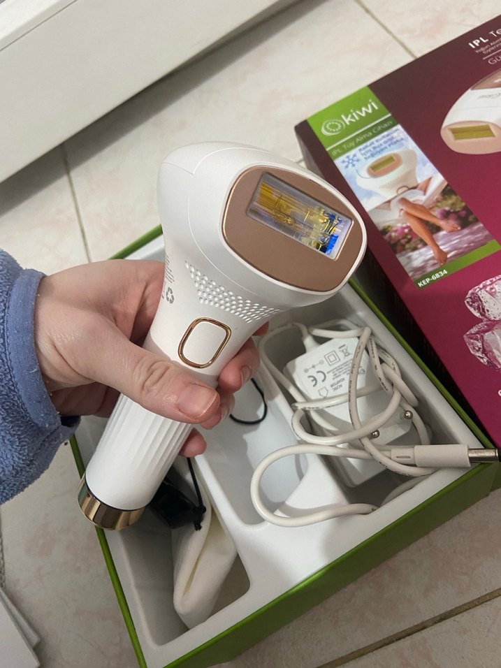 Kiwi IPL Lazer Epilasyon Cihazı Beyaz - Görsel 3