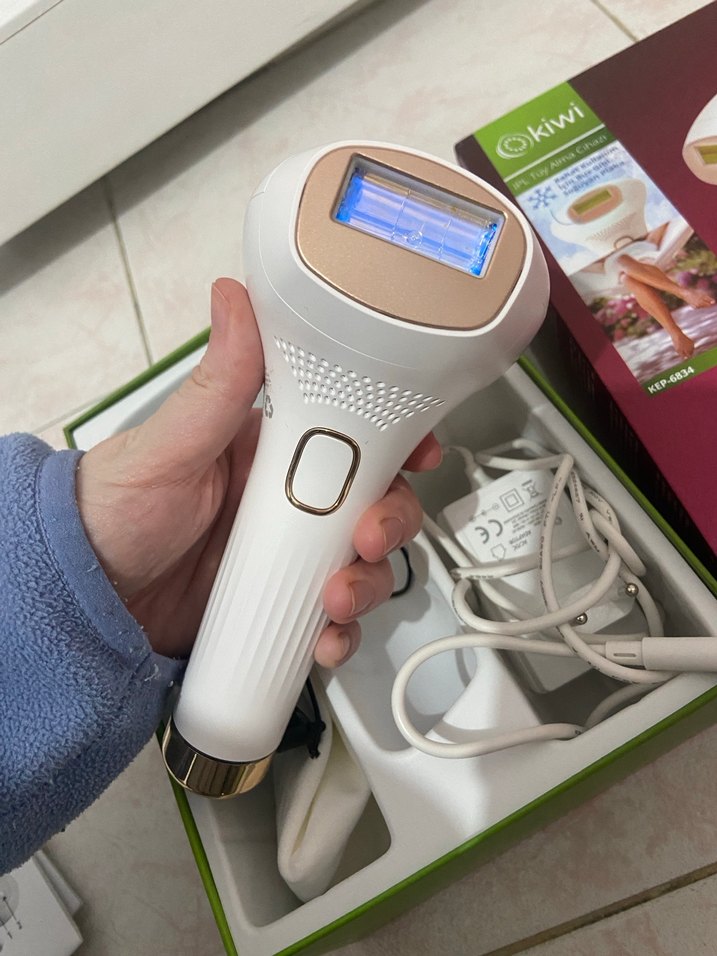 Kiwi IPL Lazer Epilasyon Cihazı Beyaz - Görsel 2