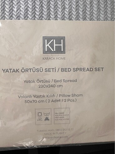 Karaca Home Karaca home yatak ortüsü seti