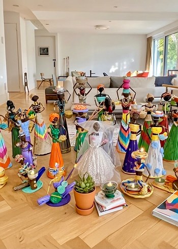 Afrikalı biblo mumluk el yapımı - Görsel 5