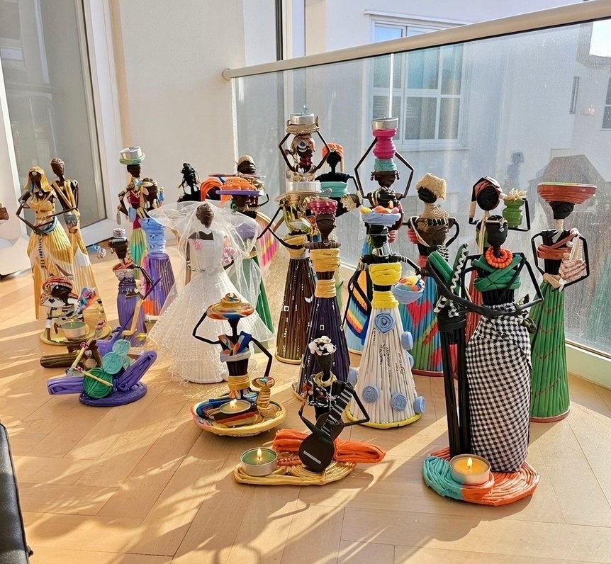 Afrikalı biblo el emeği - Görsel 3