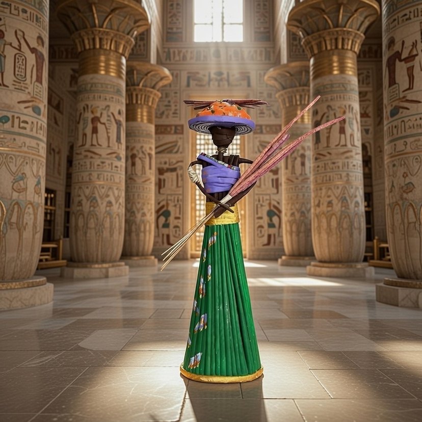 Afrikalı biblo el yapımı - Görsel 2