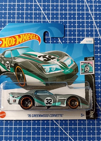 Hot Wheels Chevrolet Corvette 12 Araçlık Set - Görsel 9