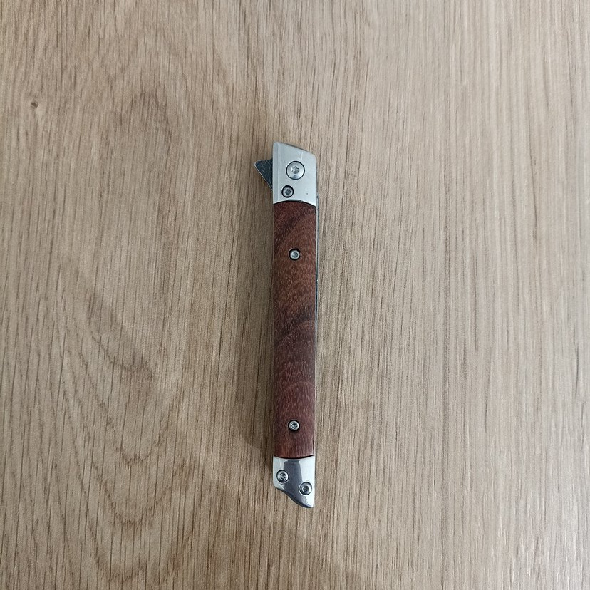 Kahverengi Ahşap Saplı Katlanabilir Çakı - Görsel 3