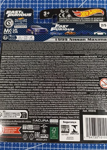 Hot Wheels Fast & Furious 5'li Set - Görsel 5