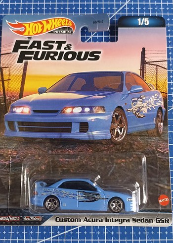 Hot Wheels Fast & Furious 5'li Set - Görsel 2