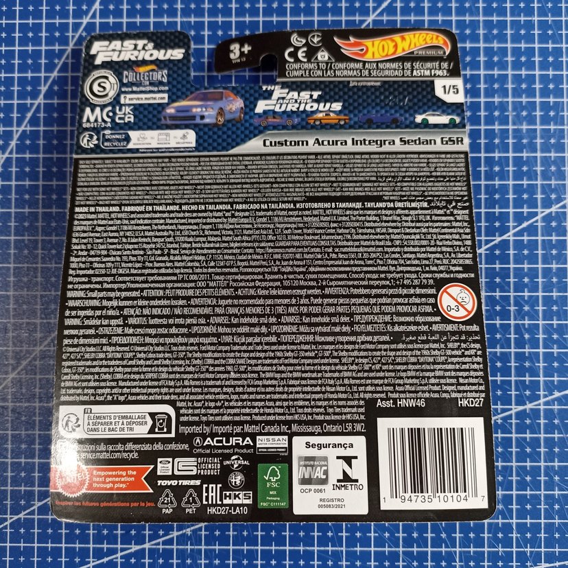 Hot Wheels Fast & Furious 5'li Set - Görsel 3