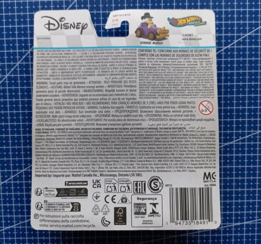 Hot Wheels Scrooge McDuck Racerverse - Görsel 3