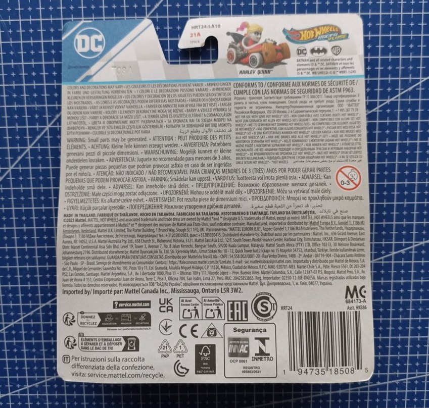 Hot Wheels Harley Quinn Racerverse - Görsel 3