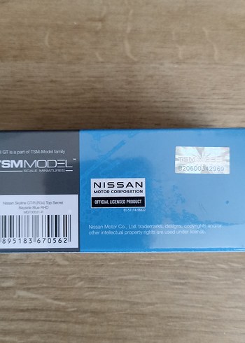 Hot Wheels Nissan Skyline GTR34 Top Secret - Mini GT #531