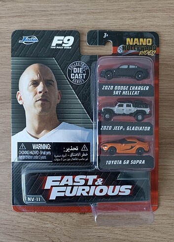 Fast & Furious Nano Metal Araçlar