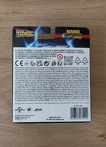 Hot Wheels Back to the Future Nano Metal Araçlar