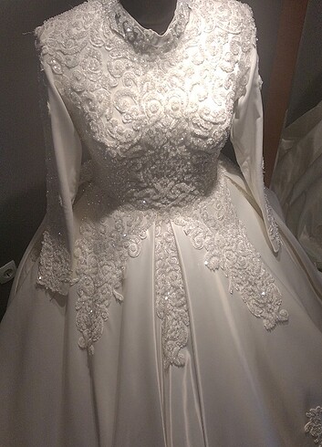 Saten gelinlik - Görsel 2