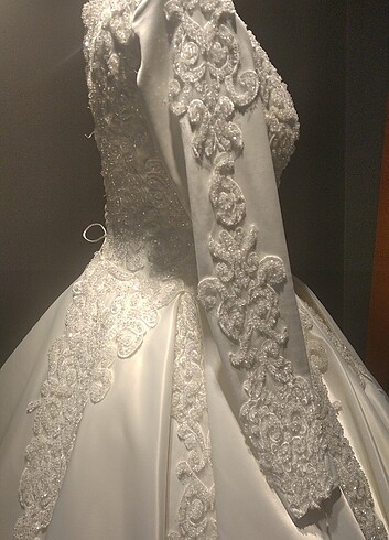 Saten gelinlik - Görsel 7