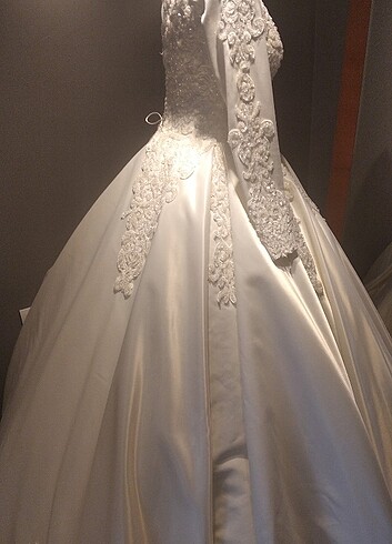 Saten gelinlik - Görsel 8