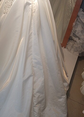 Saten gelinlik - Görsel 12