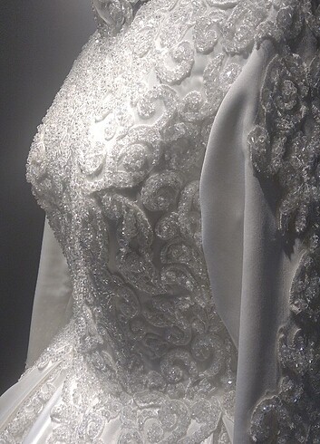 Saten gelinlik - Görsel 19