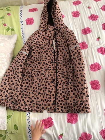 H&M Studio Ceket leopar desenli