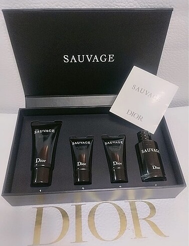 Dior Sauvage 10ML EDT Parfüm + 20+5ML Duş Jeli +5ML nemlendirici