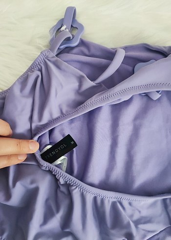 Mor Strappy Kadın Mayo - Görsel 5